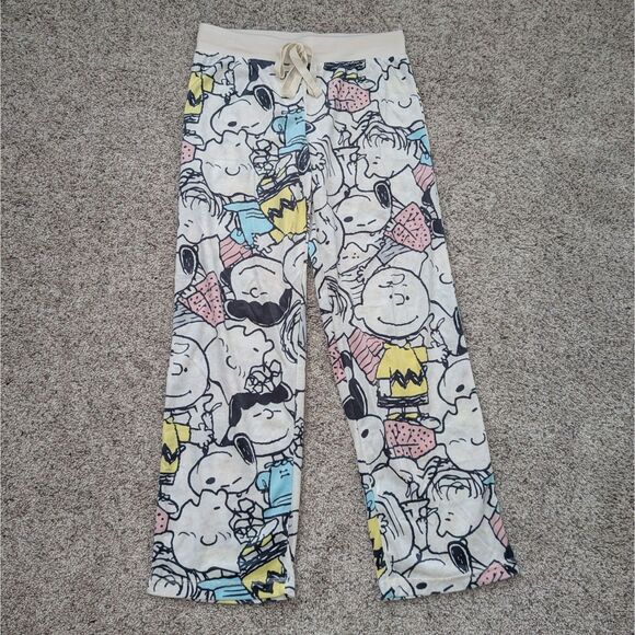 Peanut Pajama Pants Women’s Small | Super Soft Multicolored - Picture 1 of 4